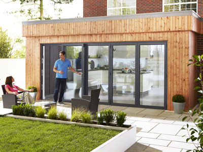 Bifolds Plus patio scene